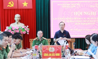 Công an tỉnh Bắc Ninh lấy ý kiến đóng góp vào 10 dự thảo Luật